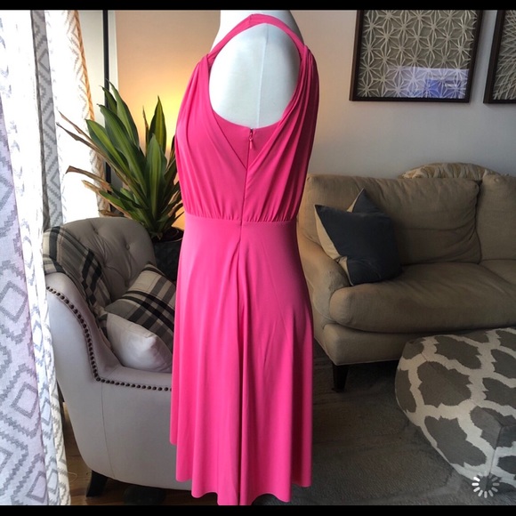 Pink one shoulder dress - Picture 4 of 8